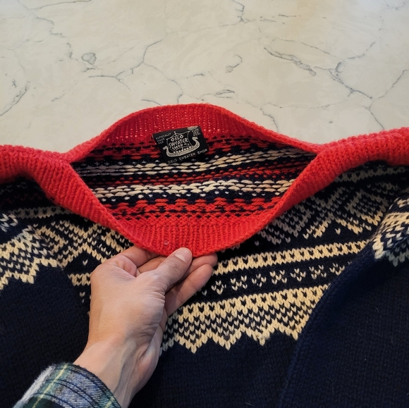 Beautiful vintage fairisle sweater - Picture 4 of 4